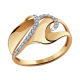 Золотое кольцо Александра кл2324ск с фианитом