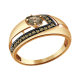 Золотое кольцо Александра кл2342-4ск с фианитом и раухтопазом