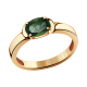 Золотое кольцо Александра кл2767-26ск с турмалином