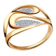 Золотое кольцо Александра кл2781ск с фианитом