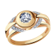 Золотое кольцо Александра кл2865-62ск с Swarovski