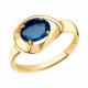 Золотое кольцо Александра кл3598-28ск с Лондон топазом