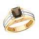 Золотое кольцо Александра кл3666-4сбк с раухтопазом