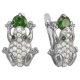 Серебряные серьги Красносельский ювелир сРС2960-з с фианитом
