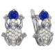 Серебряные серьги Красносельский ювелир сРС2960-с с фианитом