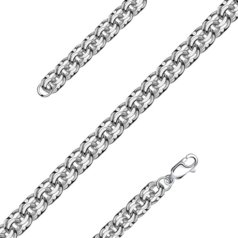 Плетение цепочек из серебра для женщин