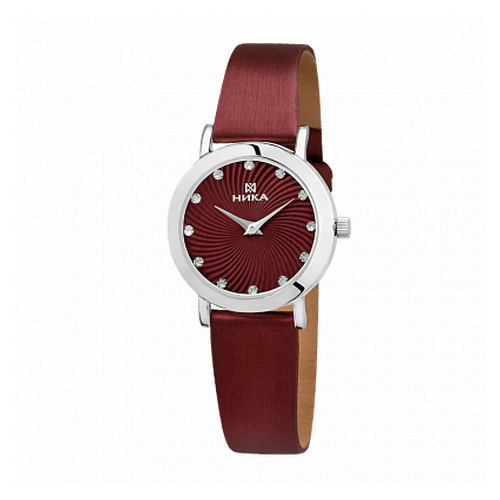 Серебряные часы Часовой завод Ника с минеральным стеклом 0102.0.9.92А