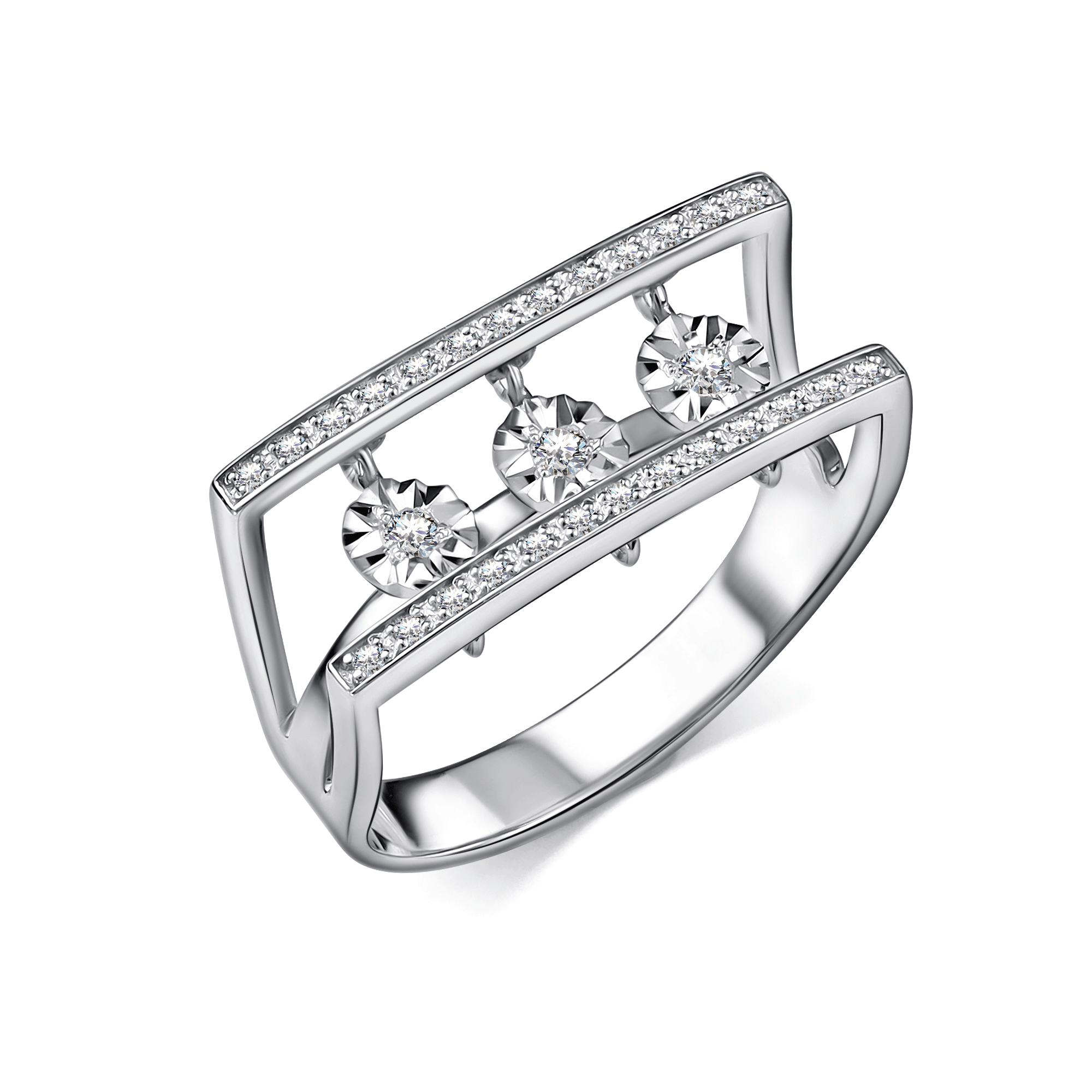 Серебряное кольцо GRIGORIEV с фианитом Г01-10-51114-41-00-1 Г01-10-51114-41-00-1 фото