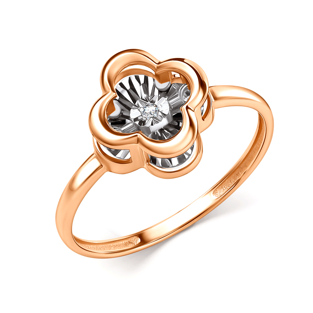 Золотое кольцо GRIGORIEV с танцующим бриллиантом Г01-11-51229-11-00 Г01-11-51229-11-00 фото