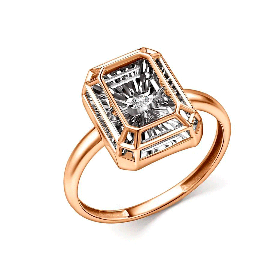 Золотое кольцо GRIGORIEV с танцующим бриллиантом Г01-11-51279-11-00 Г01-11-51279-11-00 фото