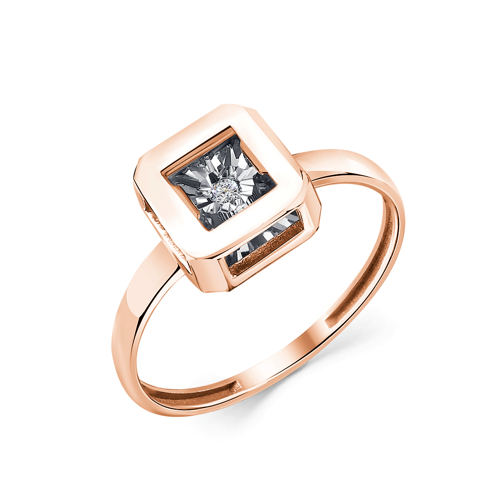 Золотое кольцо GRIGORIEV с танцующим бриллиантом Г01-11-5914-11-00 Г01-11-5914-11-00 фото