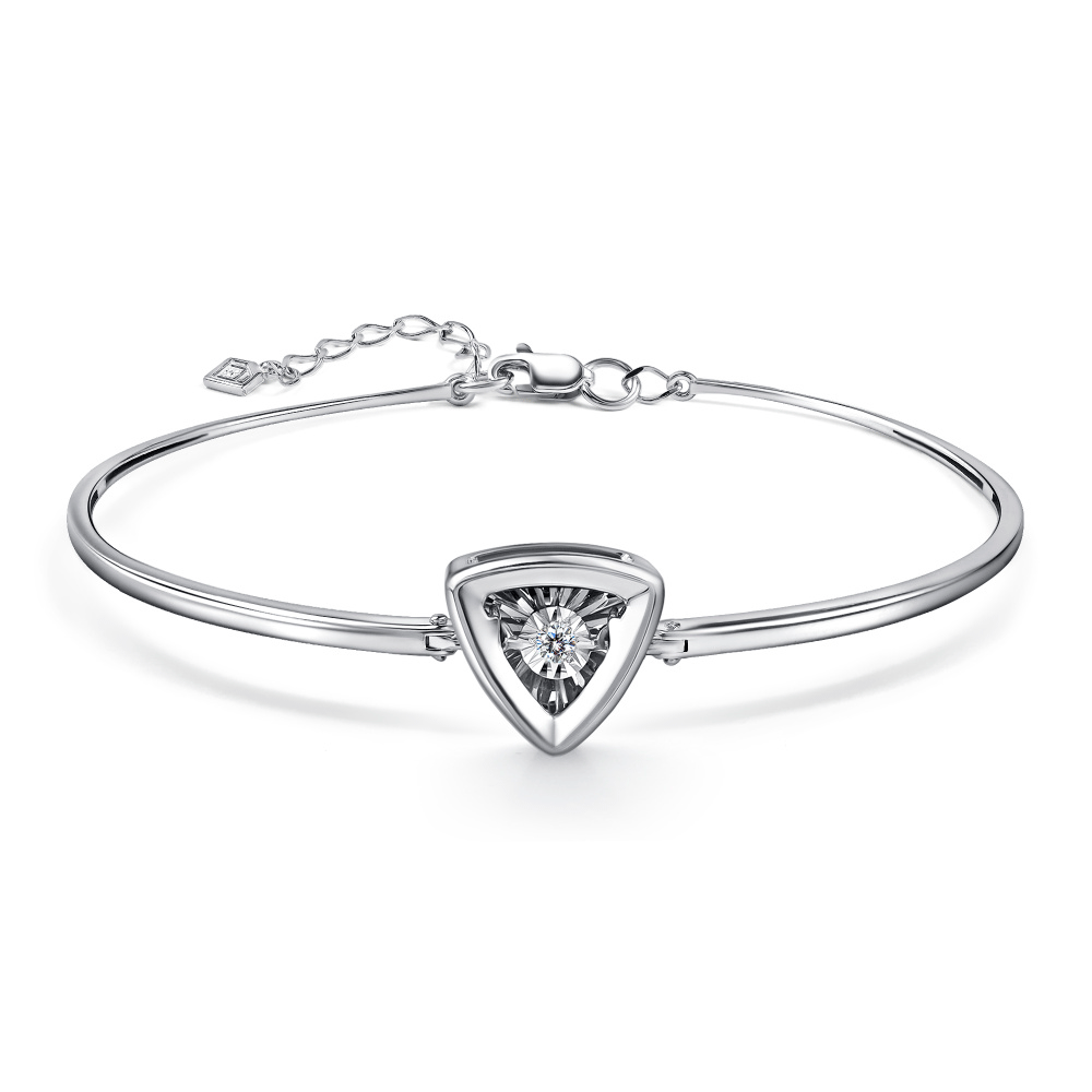 Браслет из белого золота GRIGORIEV с танцующим бриллиантом Г09-12-51129-31-00 Г09-12-51129-31-00 фото