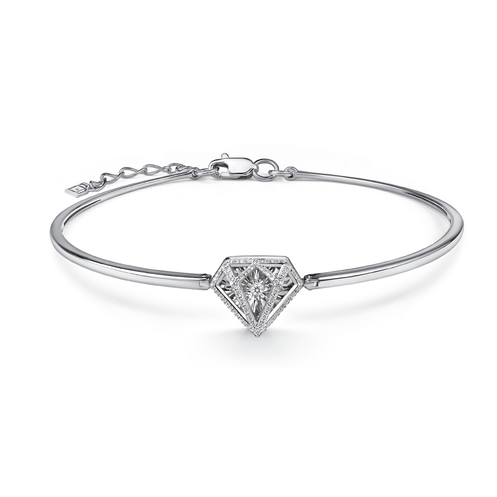 Браслет из белого золота GRIGORIEV с танцующим бриллиантом Г09-12-51198-31-00 Г09-12-51198-31-00 фото