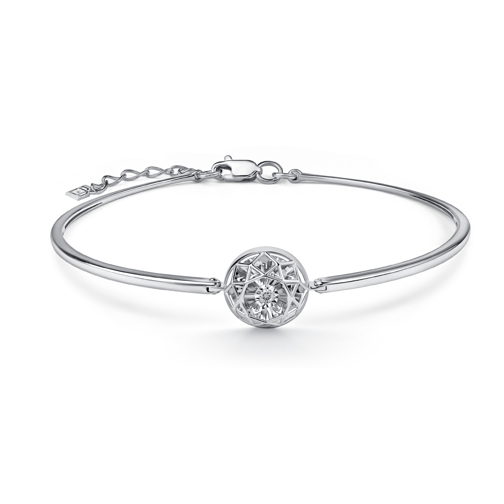 Браслет из белого золота GRIGORIEV с танцующим бриллиантом Г09-12-51235-31-00 Г09-12-51235-31-00 фото