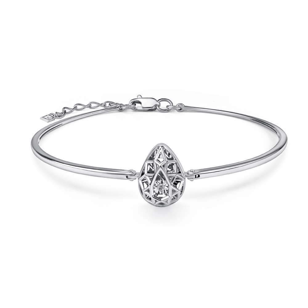 Браслет из белого золота GRIGORIEV с танцующим бриллиантом Г09-12-51255-31-00 Г09-12-51255-31-00 фото