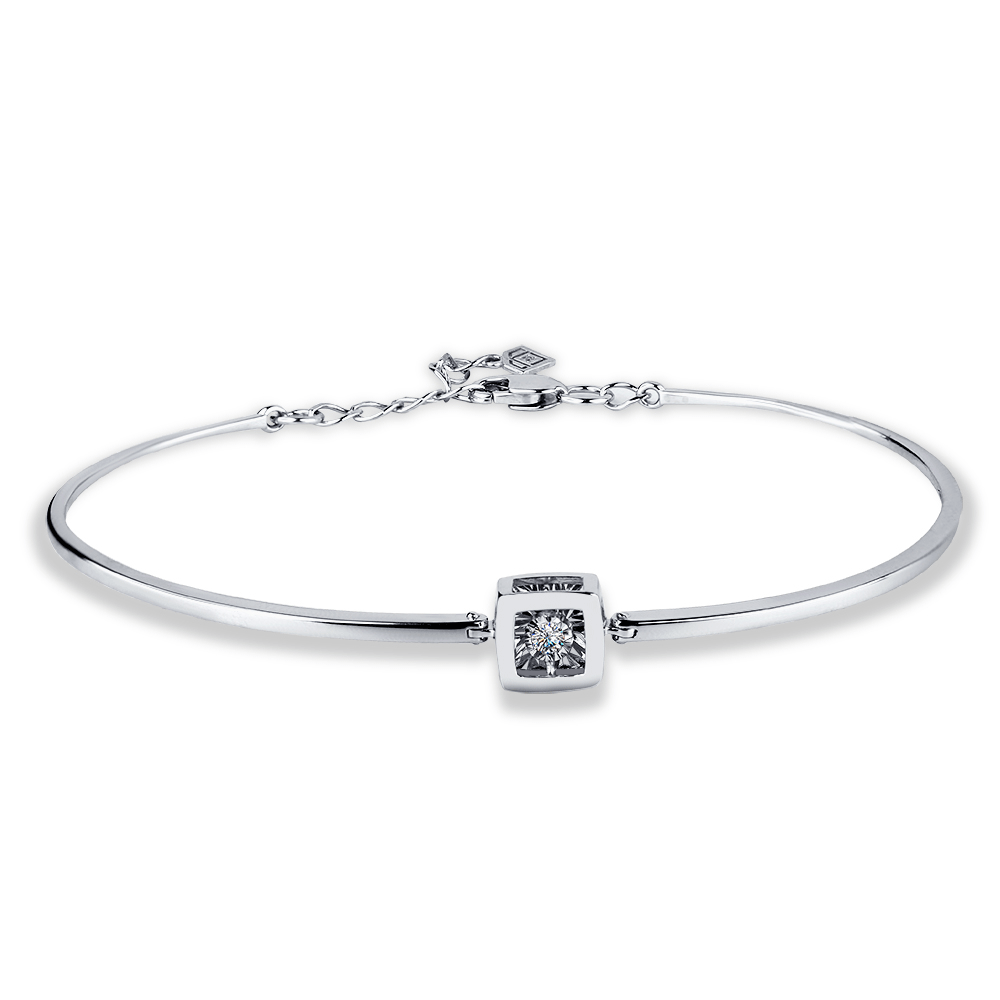 Браслет из белого золота GRIGORIEV с танцующим бриллиантом Г09-12-5704-31-00 Г09-12-5704-31-00 фото